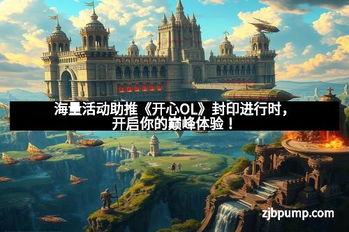 海量活动助推《开心OL》封印进行时，开启你的巅峰体验！